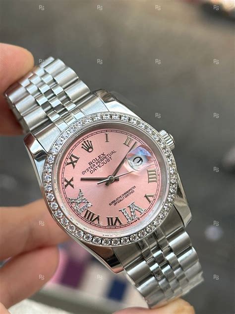 rolex pembe saat|rolex datejust.